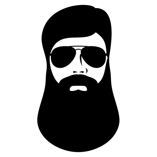 Cool beard and sunglasses vector design for cutting machines