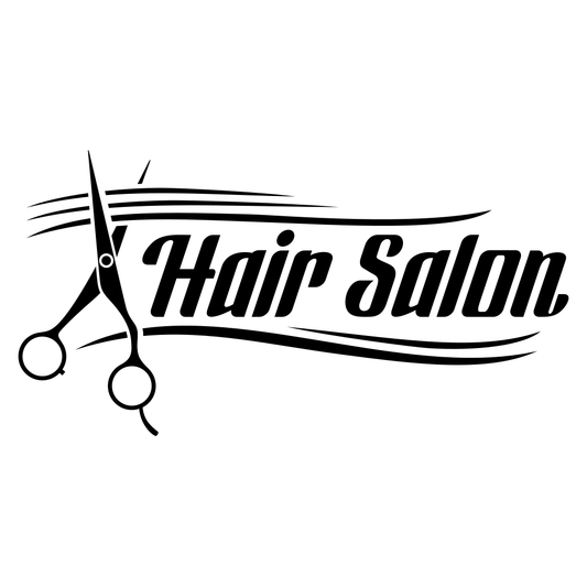 Creative hair salon icon for crafting enthusiasts
