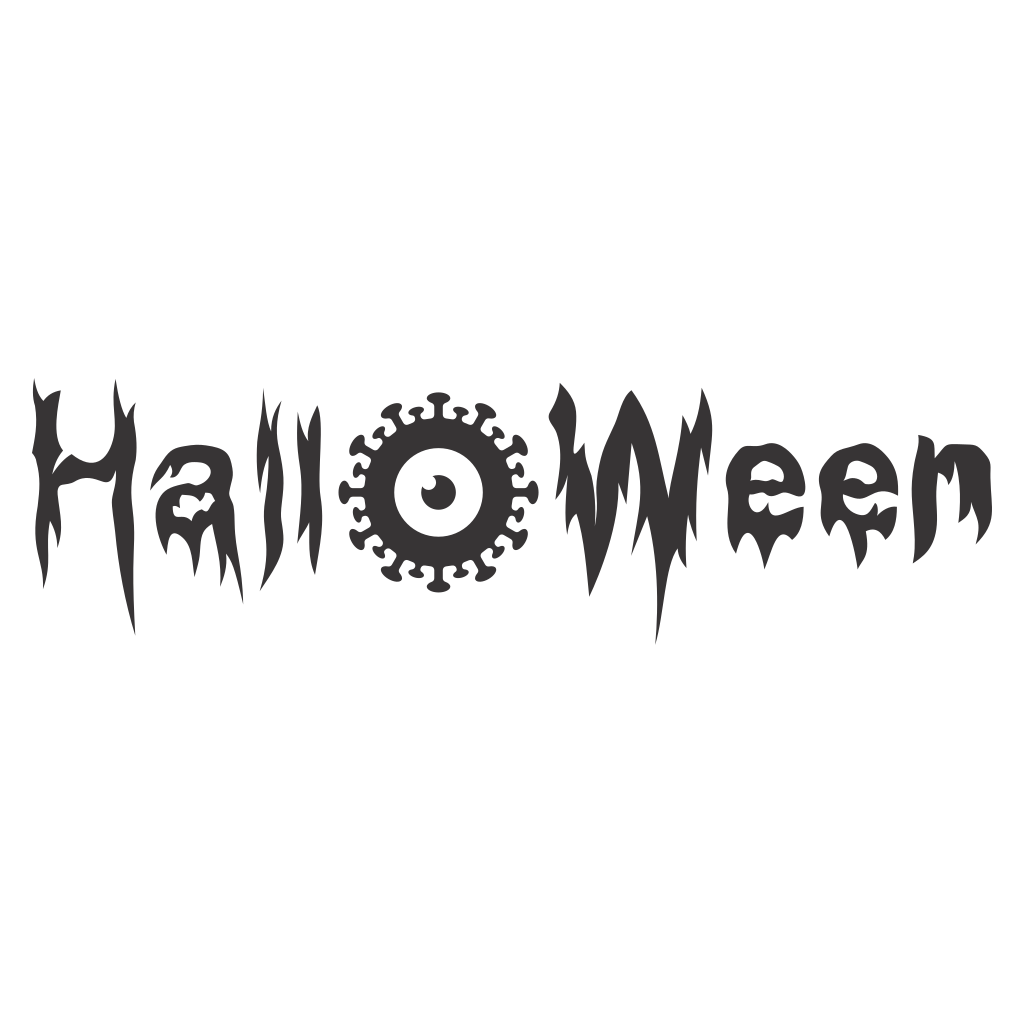 Halloween design with a COVID twist for cutters