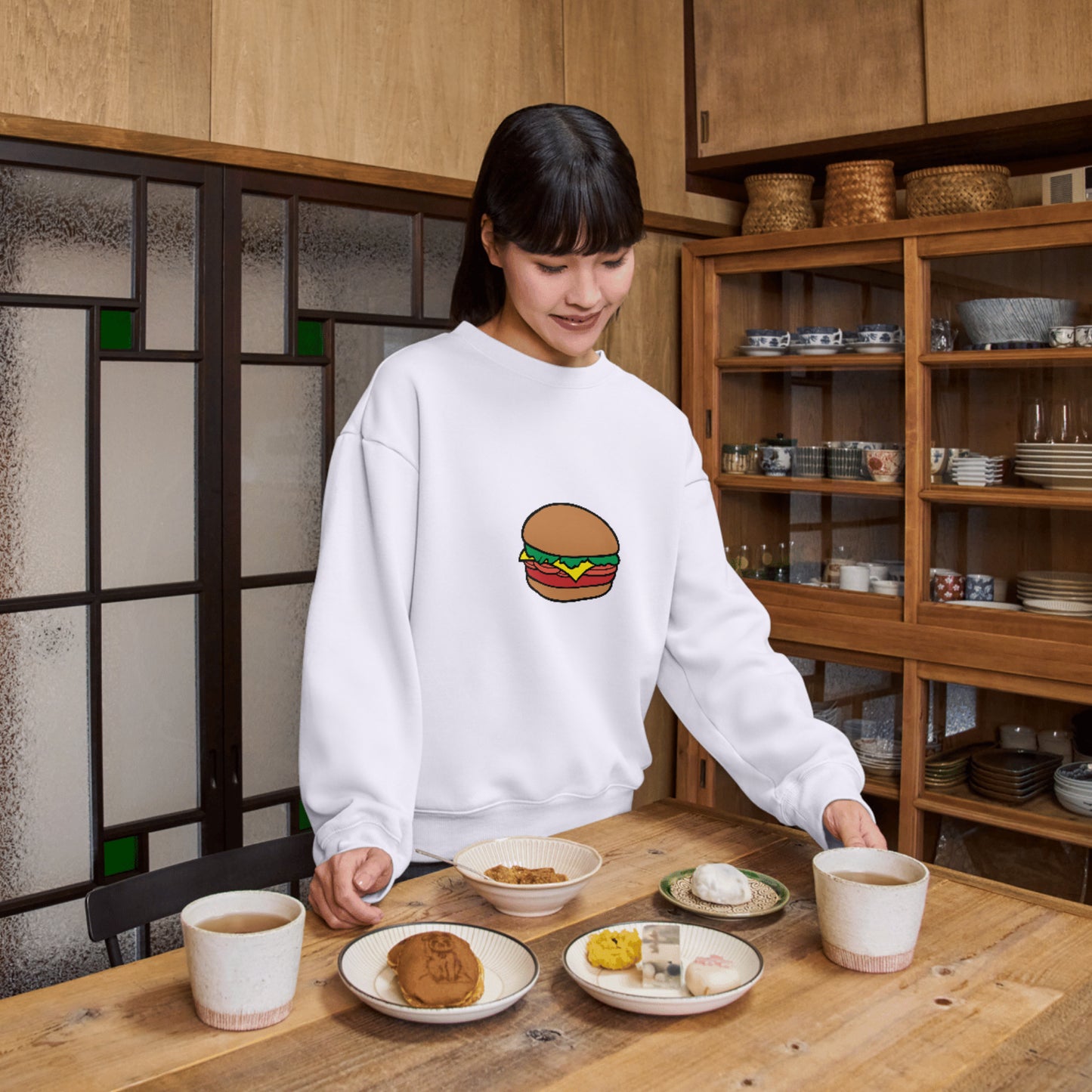 Delicious burger vector design for cutting machines