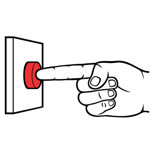 Crafting a vibrant design by pressing a bold button