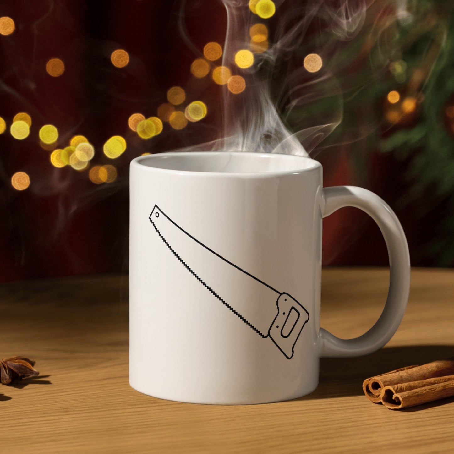 Crafting with precision using a detailed hand saw vector design