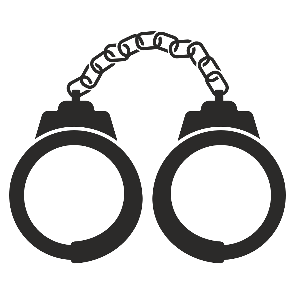 Creative vector handcuff design for cutting machine projects