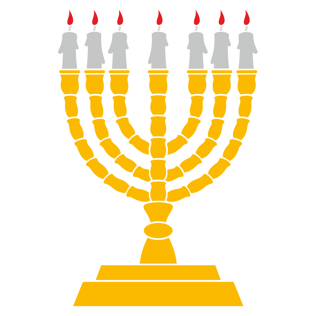 Festive candle designs for Hanukkah cutting machines!