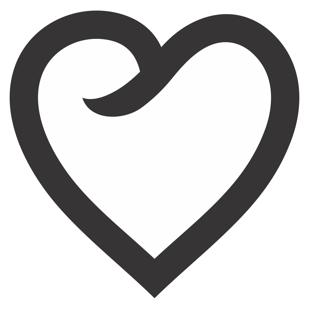 Artistic heart design for creative cutting projects