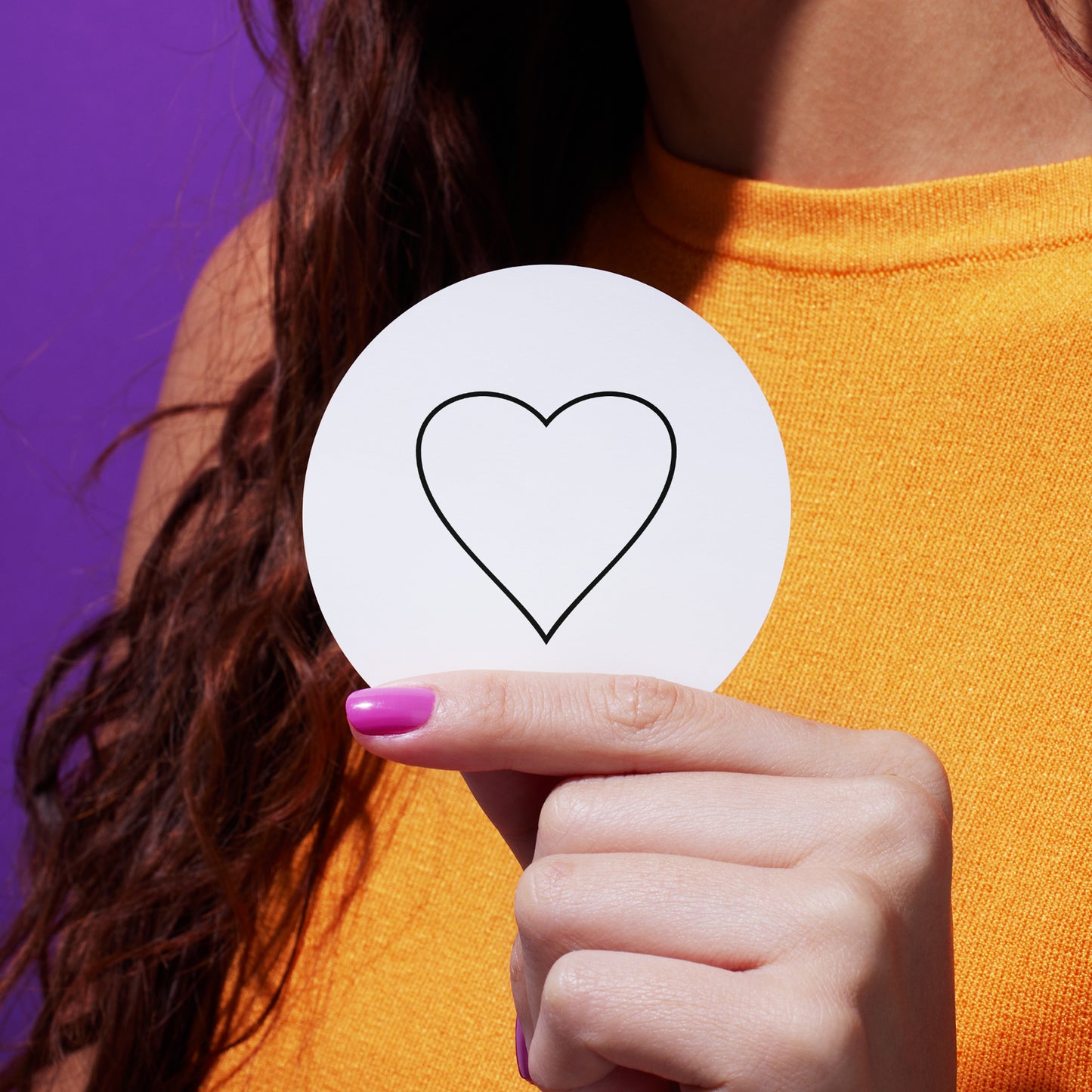 Chic black and white heart design for crafting projects