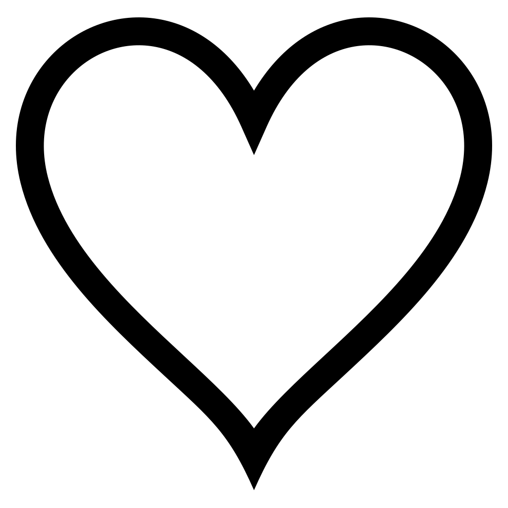 Elegant heart shape for creative cutting projects