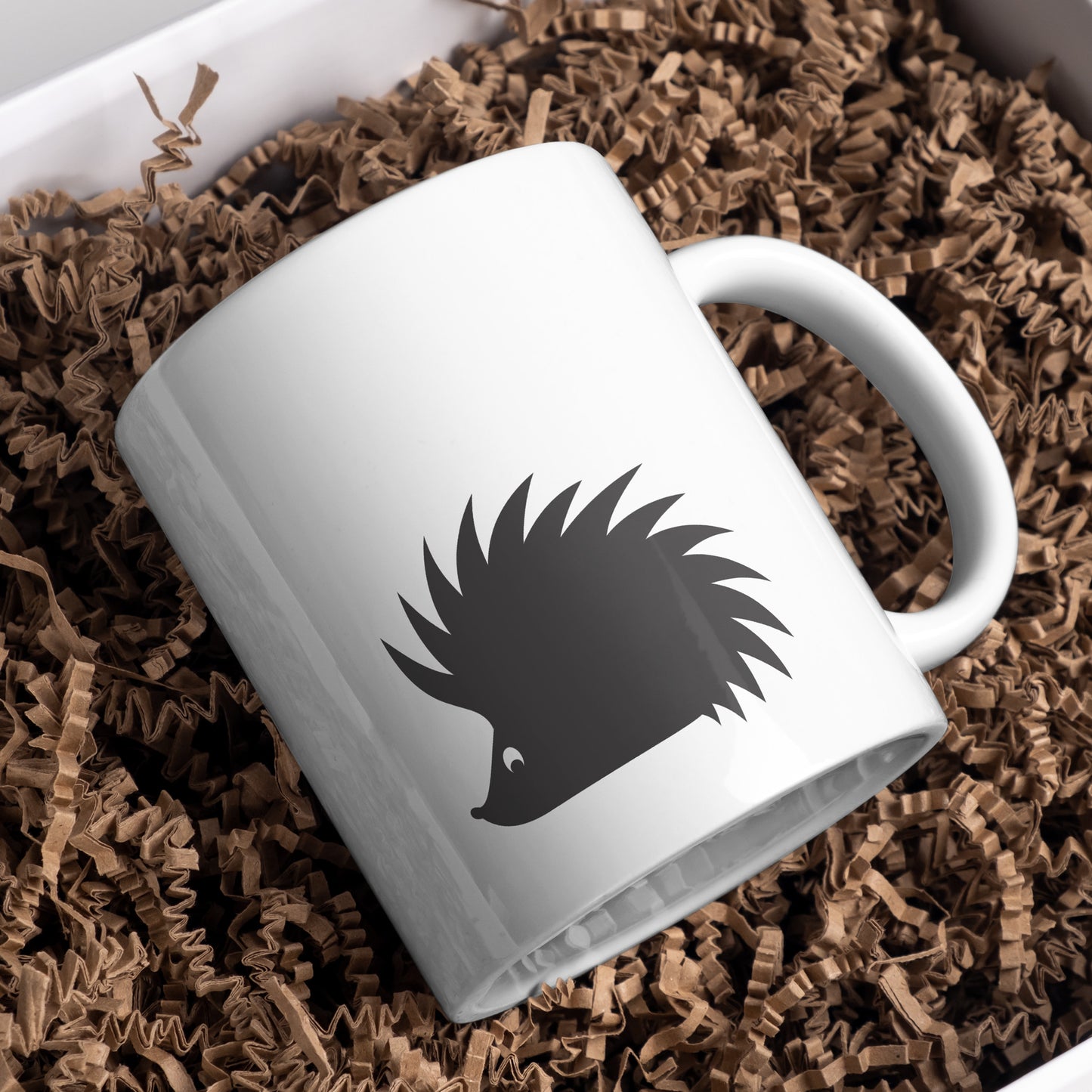 Creative hedgehog silhouette design for cutting machine projects