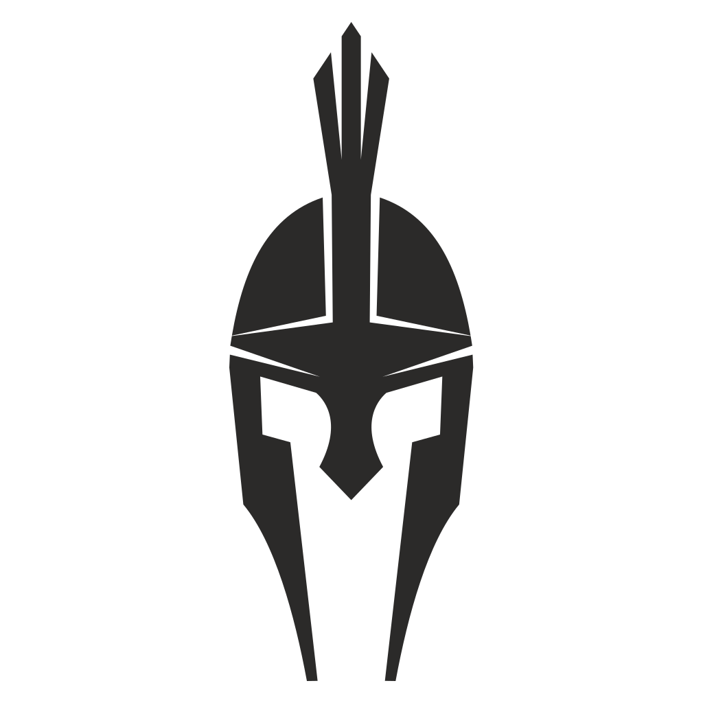 Unique Spartan helmet design for cutting machine projects