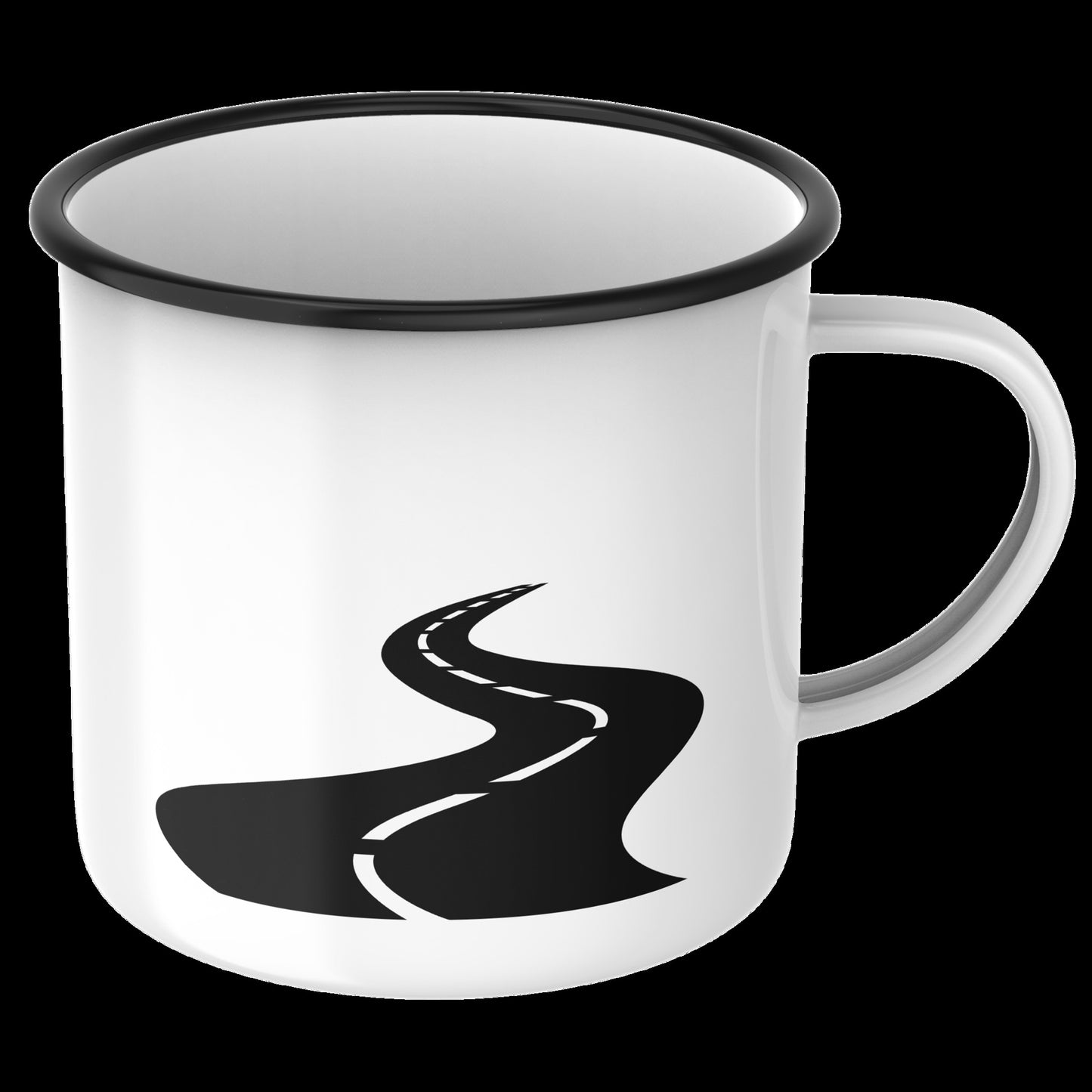 Winding road vector design for creative cutting projects