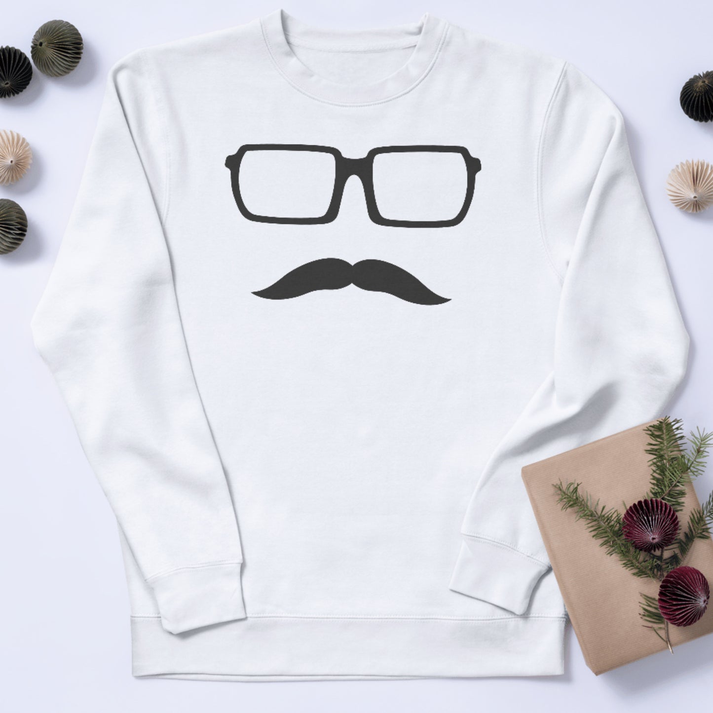 Unique hipster face design for creative projects and crafts