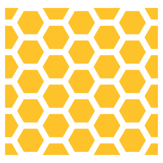 Elegant honeycomb pattern design for creative cutting projects