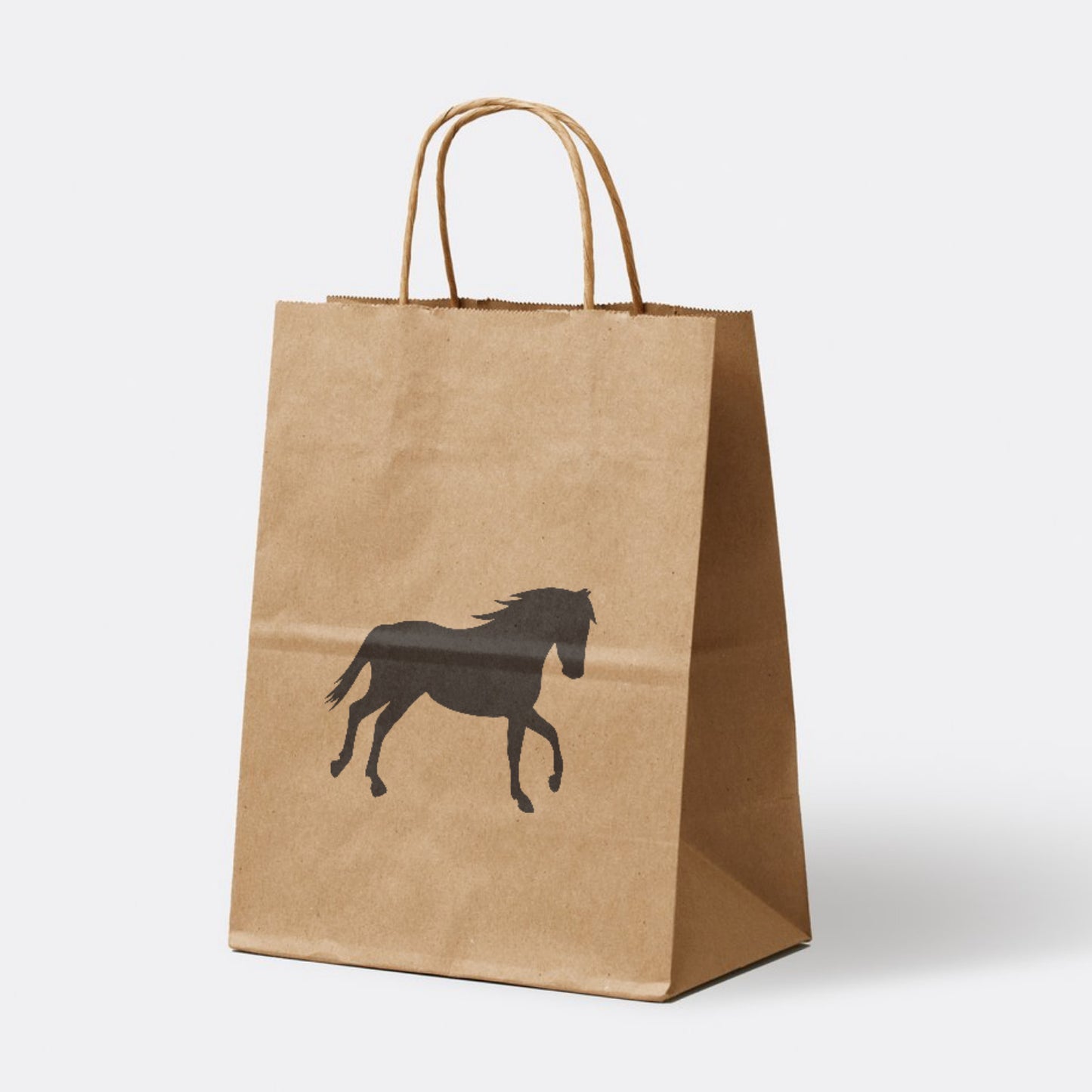 Creative vector silhouette of a majestic horse in motion