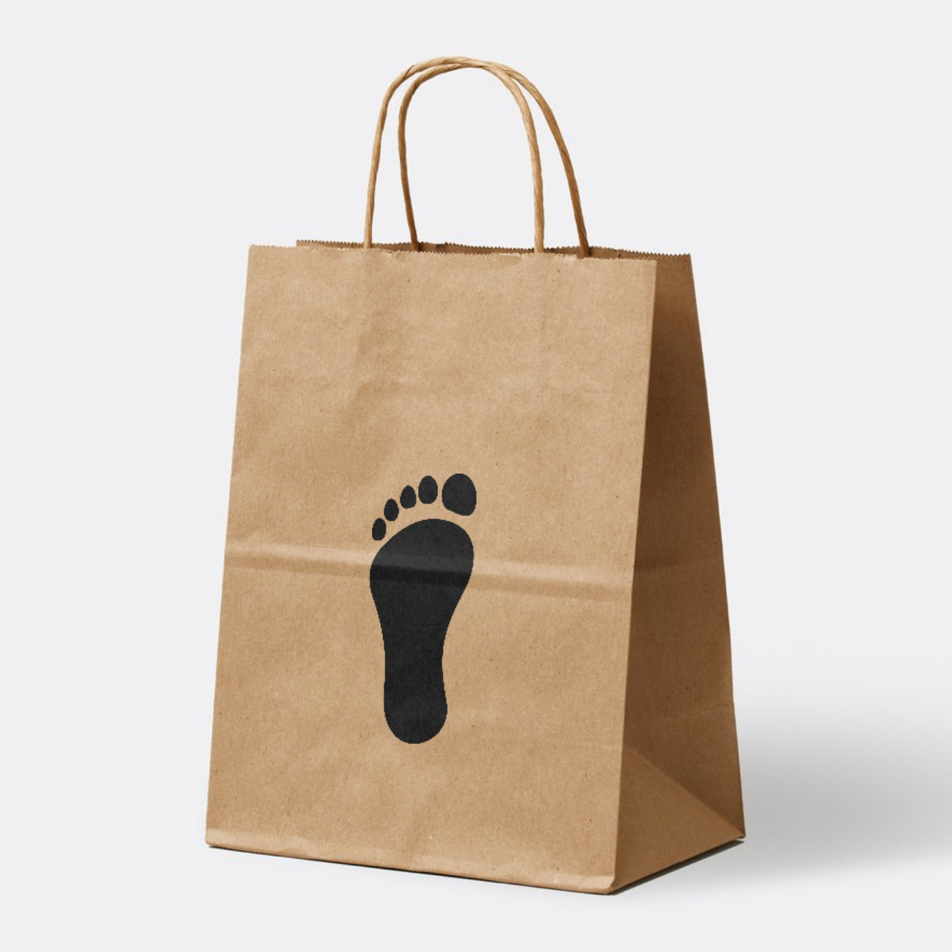 Unique vector design of human footprints suitable for crafting