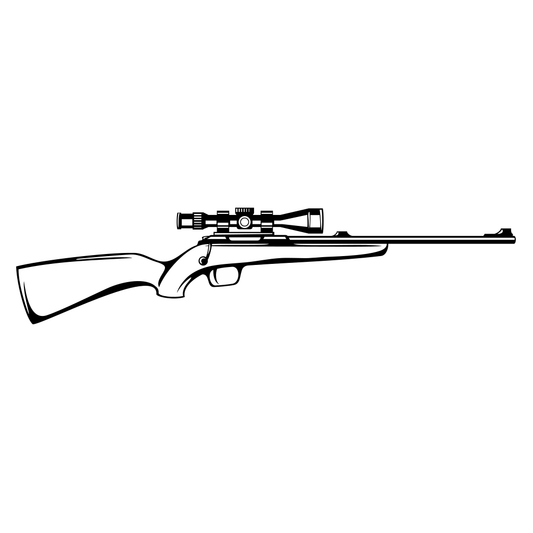 Crafting tools for precision with a stylish hunting rifle design