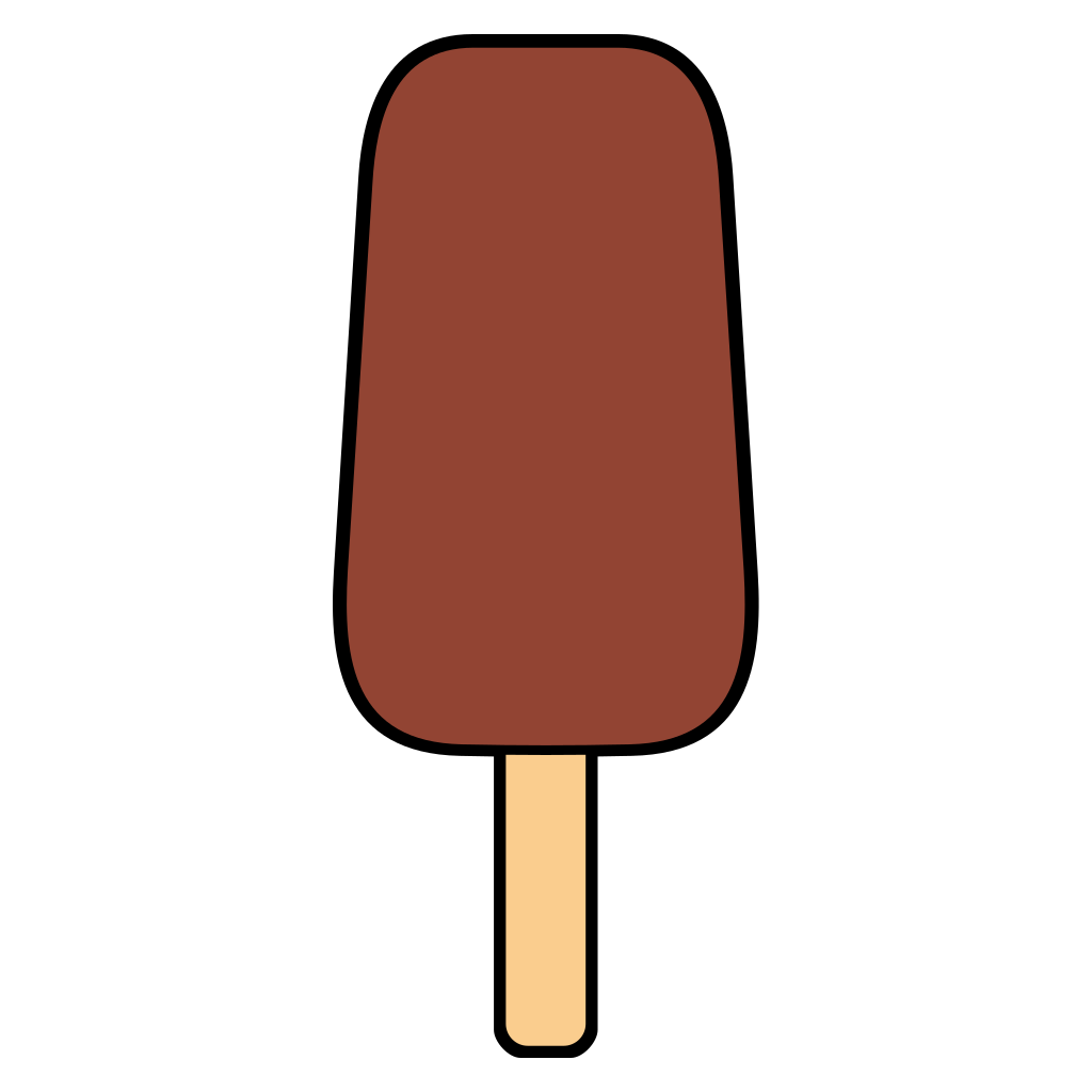 Creative black and white ice cream vector design for crafts