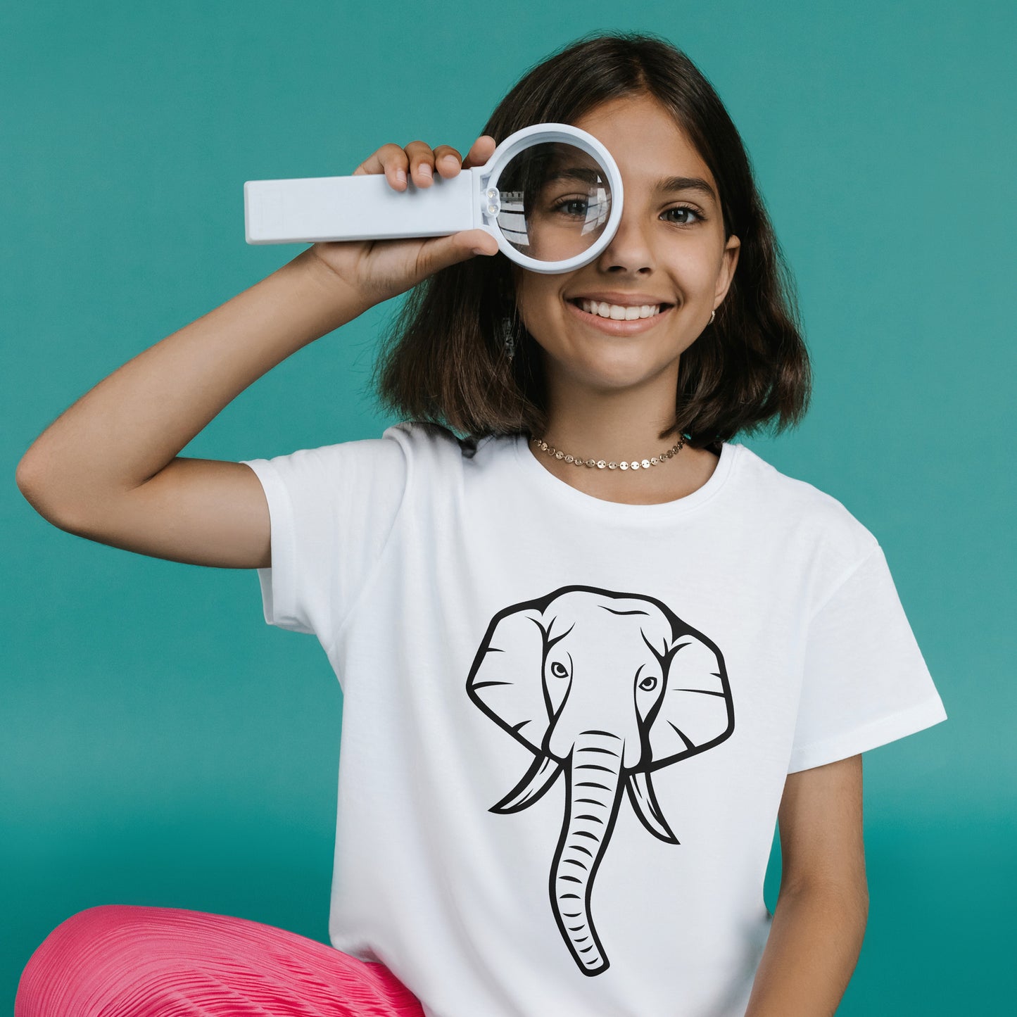 Elegant Indian elephant head design for creative projects