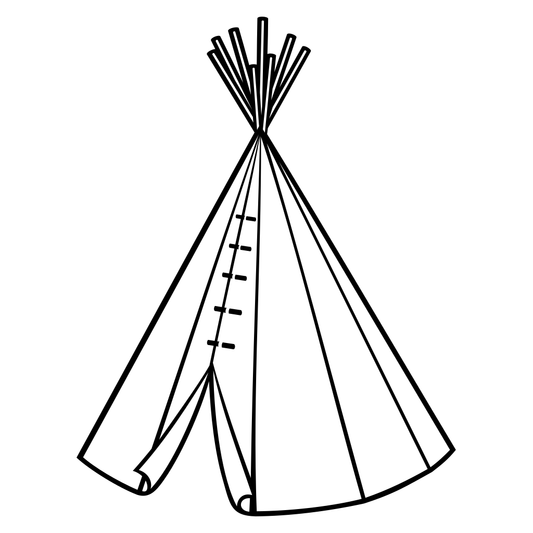Create stunning crafts with Indian teepee vector SVG files