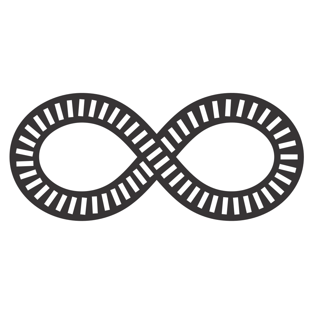 Endless tracks design for creative cutting projects