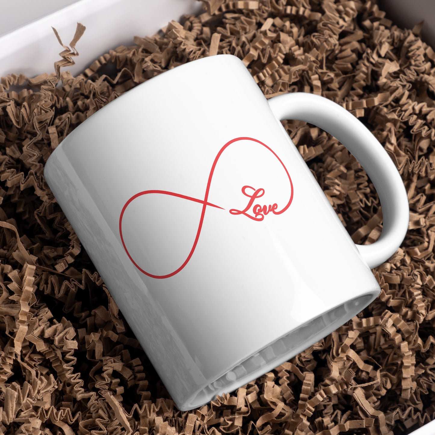 Creative love infinity design for crafting enthusiasts