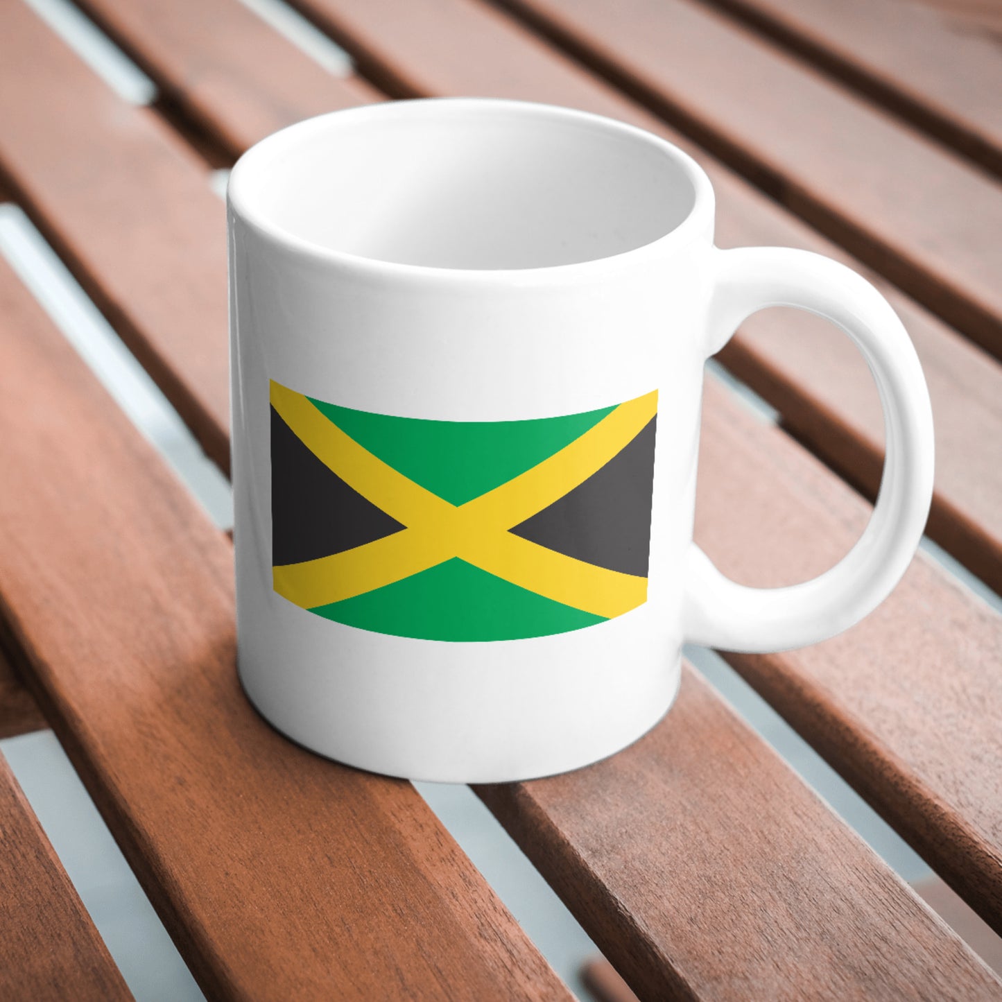 Celebrate Jamaican spirit with vibrant flag design for crafts