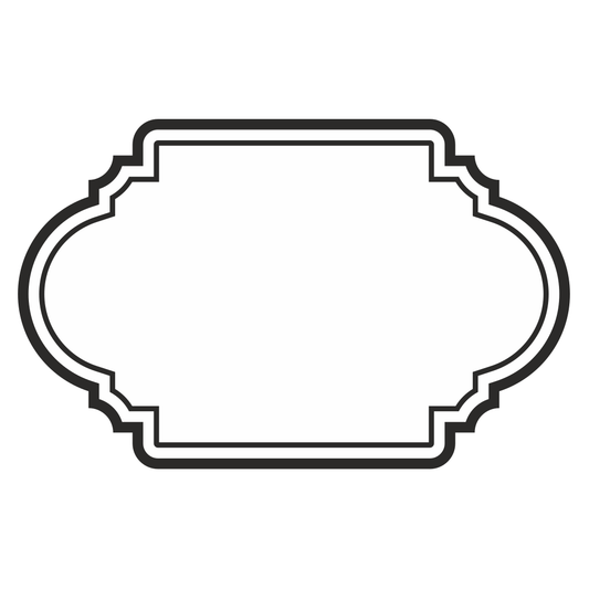Elegant jar label design for creative cutting projects