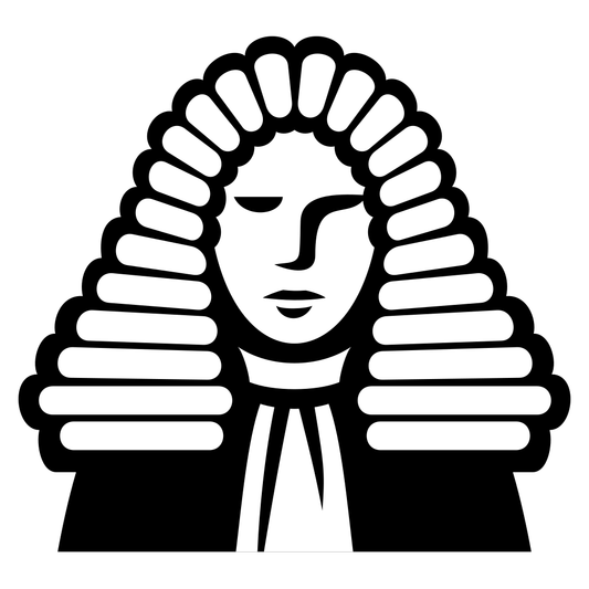 Classic judge silhouette design for cutting machines