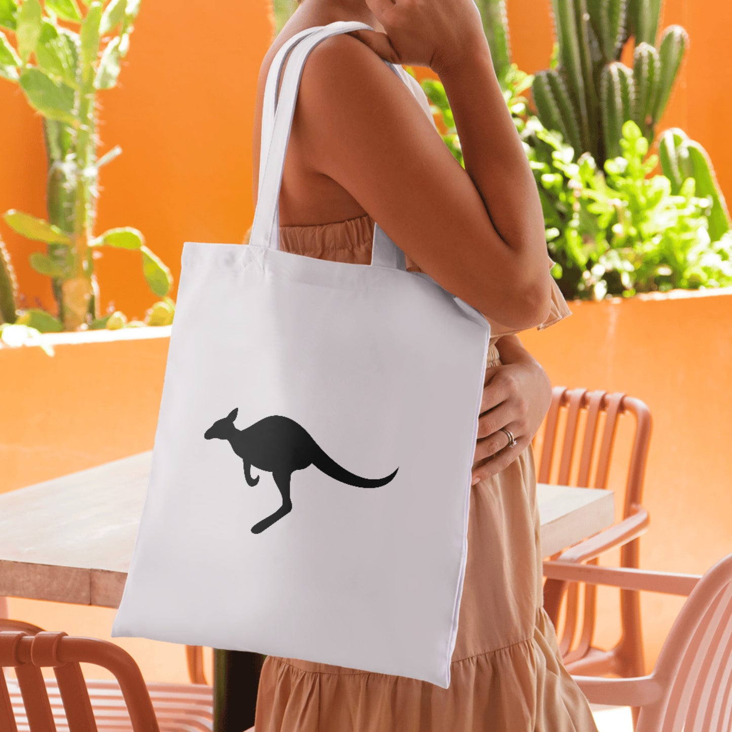 Creative vector design of a kangaroo silhouette for crafting
