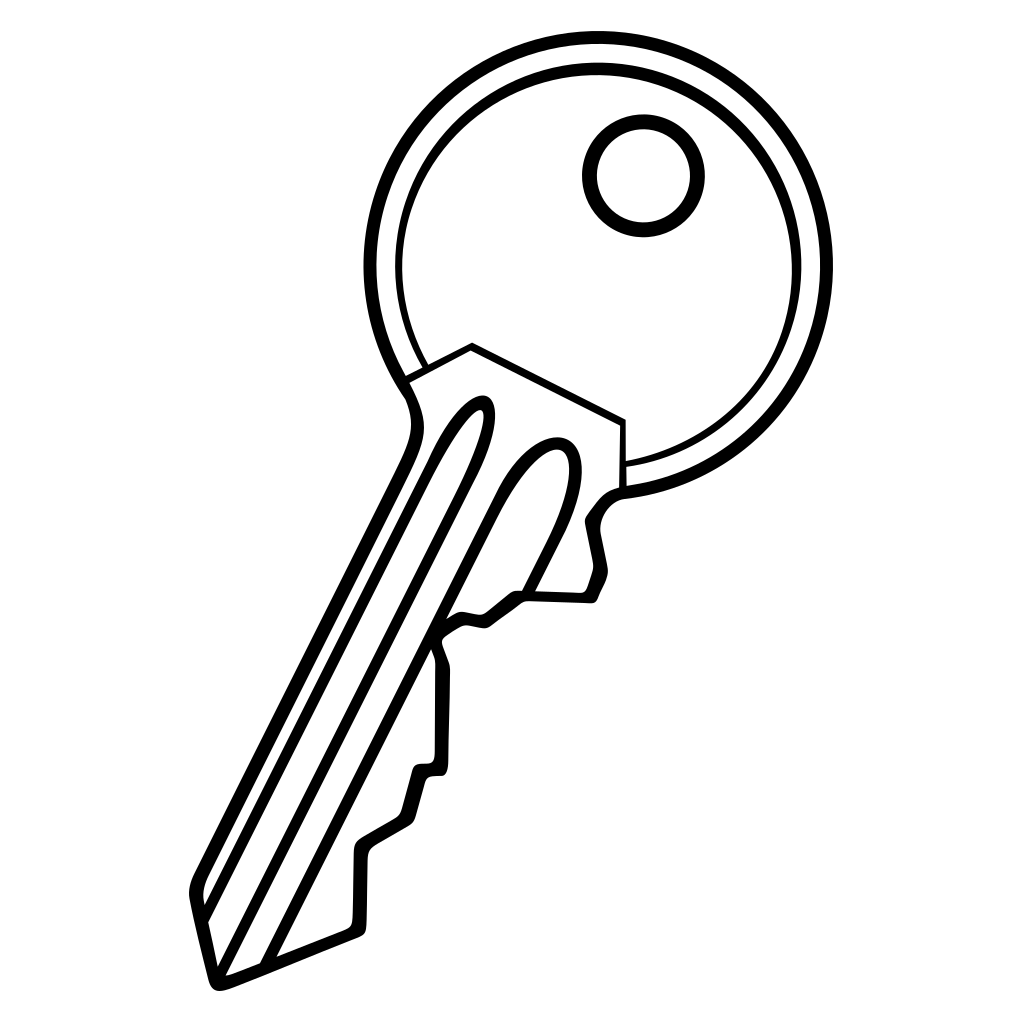 Creative key design for crafting and cutting projects