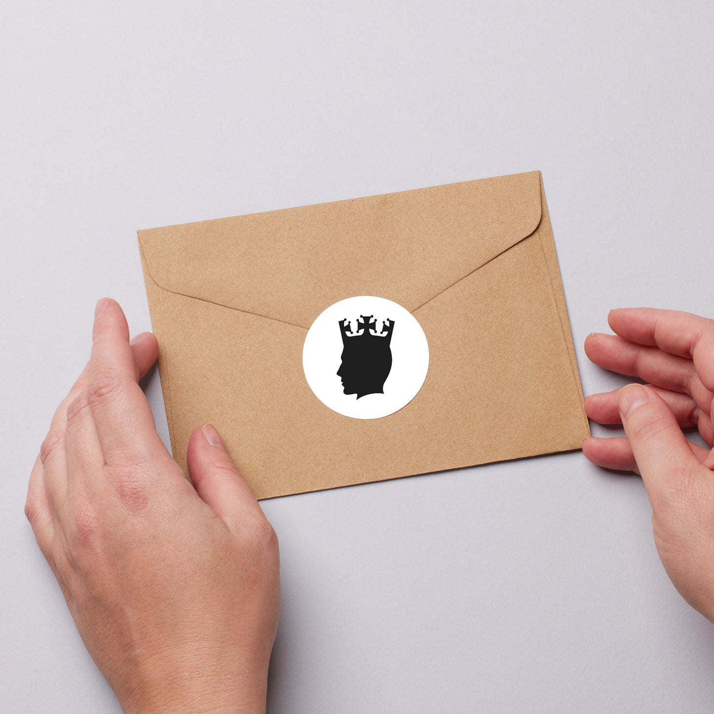 Creative crown silhouette design for cutting machines