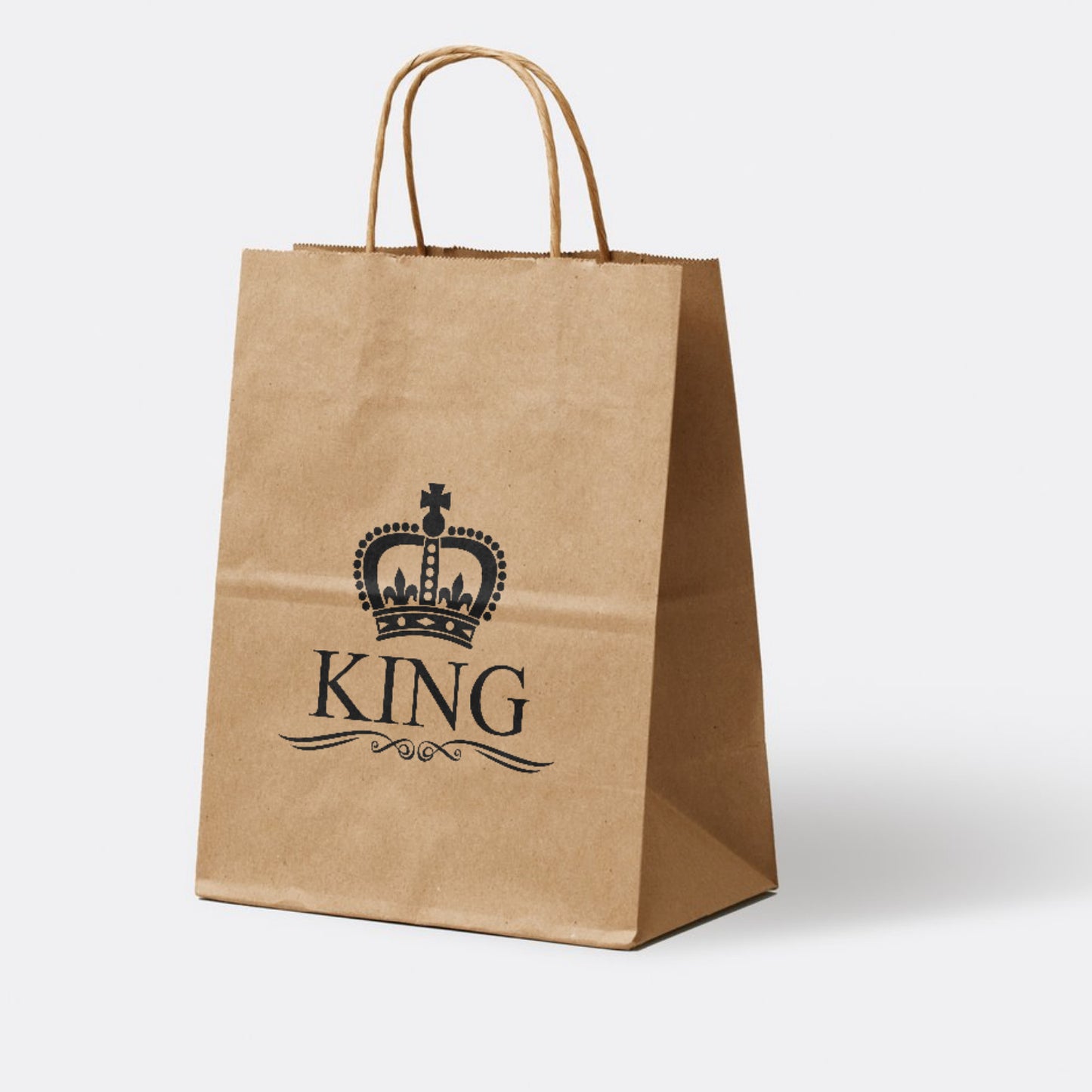 Elegant king crown design for cutting machine projects