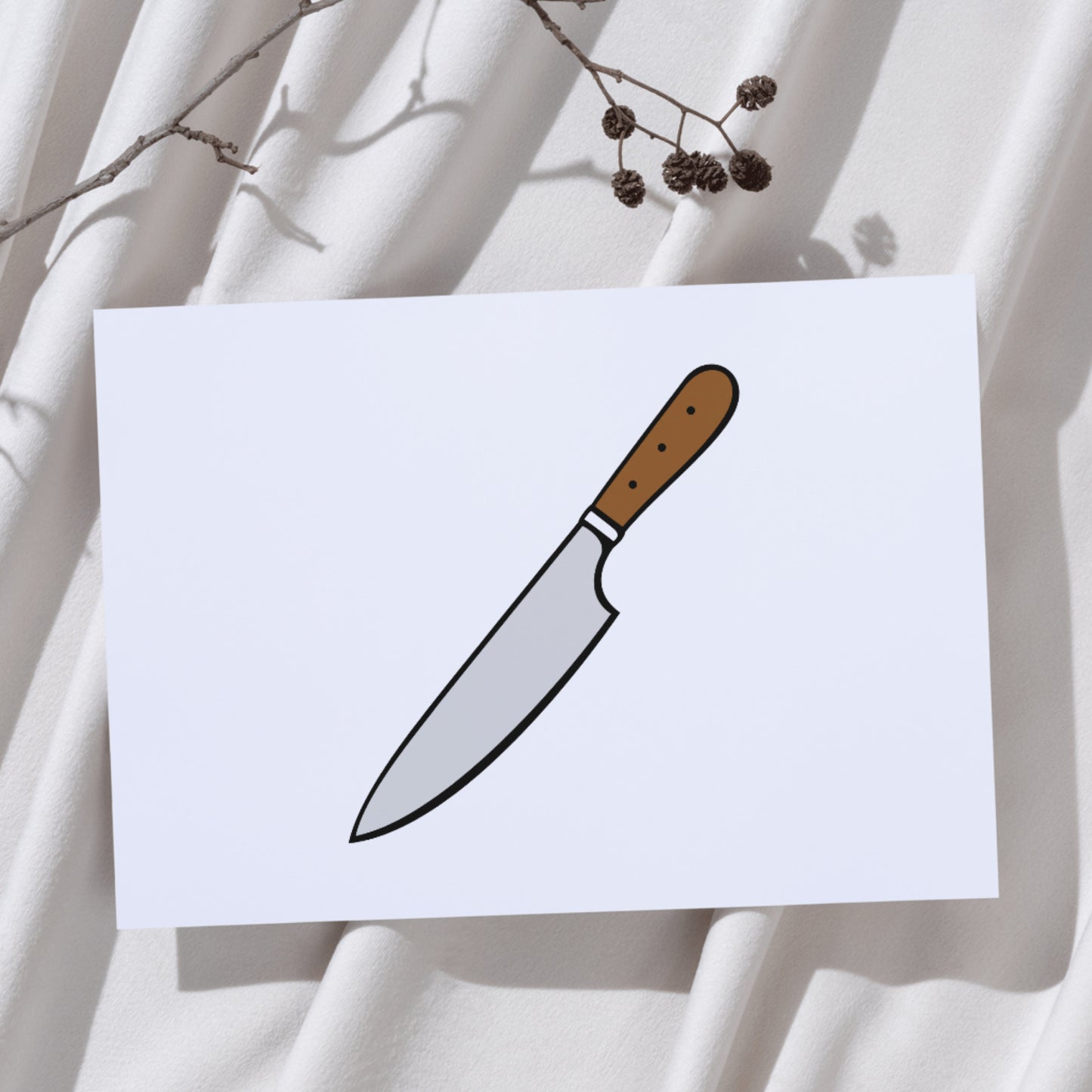 Create culinary delights with this elegant kitchen knife