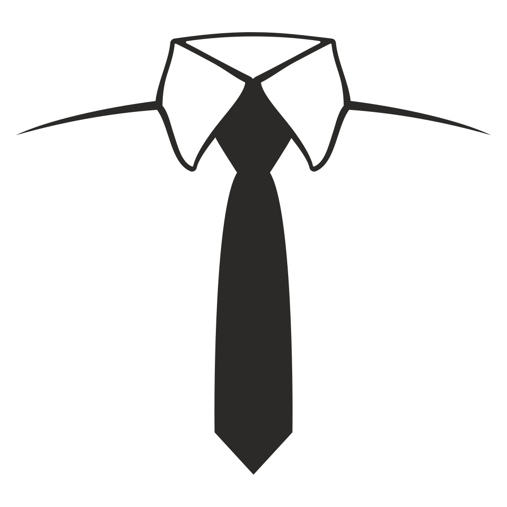 Stylish necktie design for cutting machines in classic format