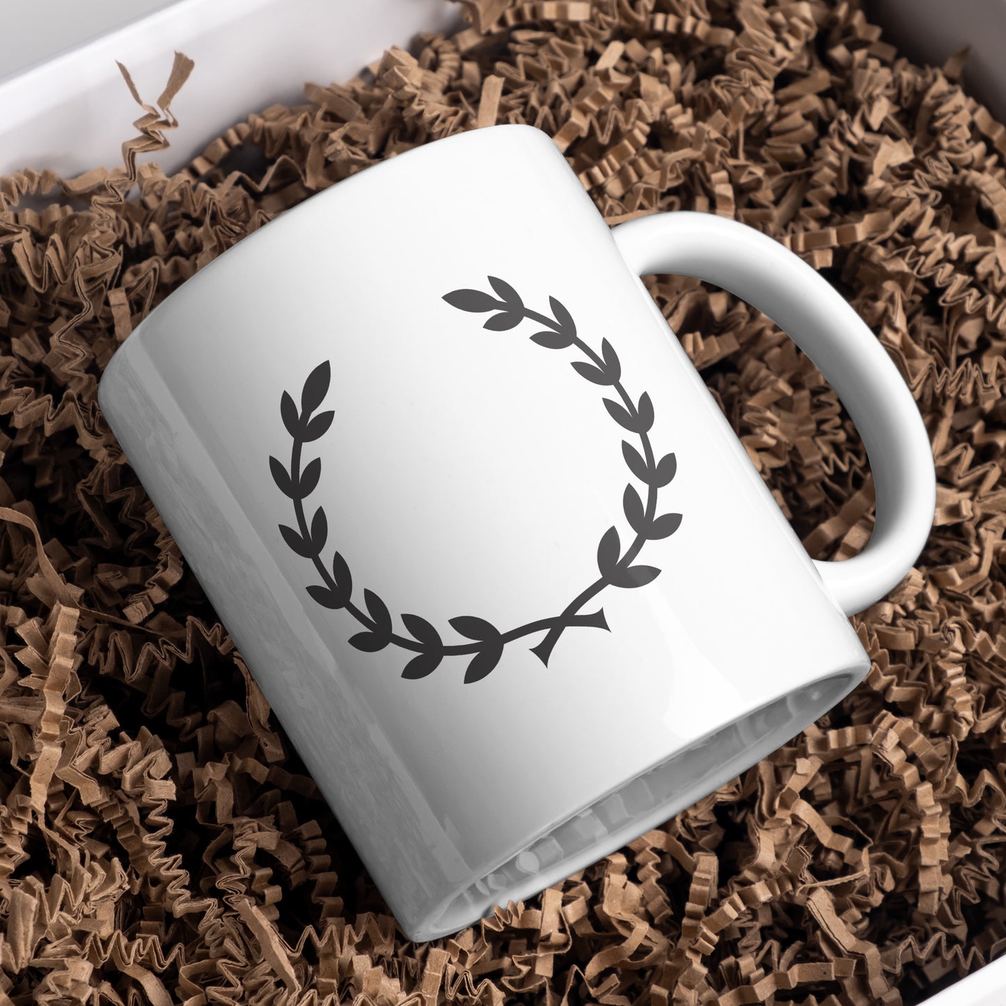 Elegant laurel wreath design for cutting machine projects