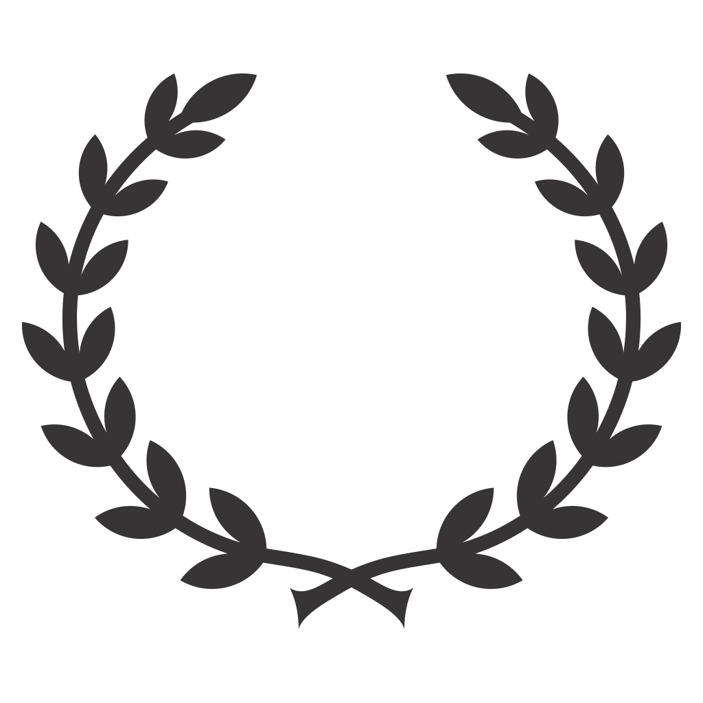 Elegant laurel wreath design for cutting machine projects