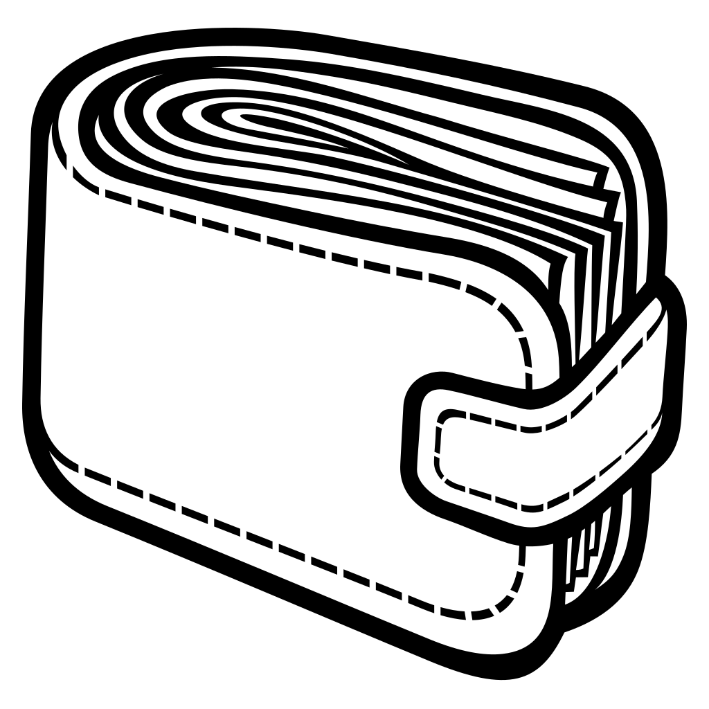 Stylish leather wallet design for cutting machine projects