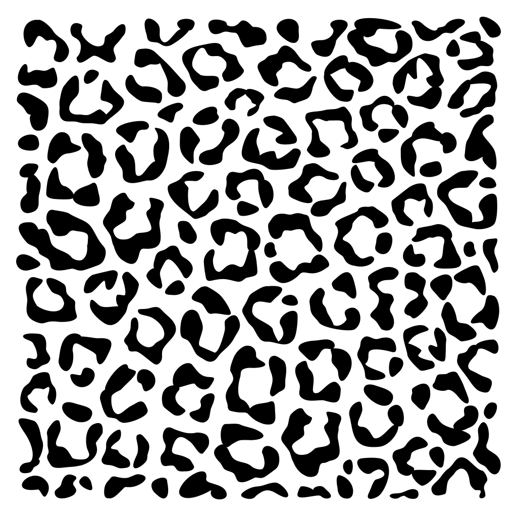 Stylish leopard print pattern for creative cutting projects