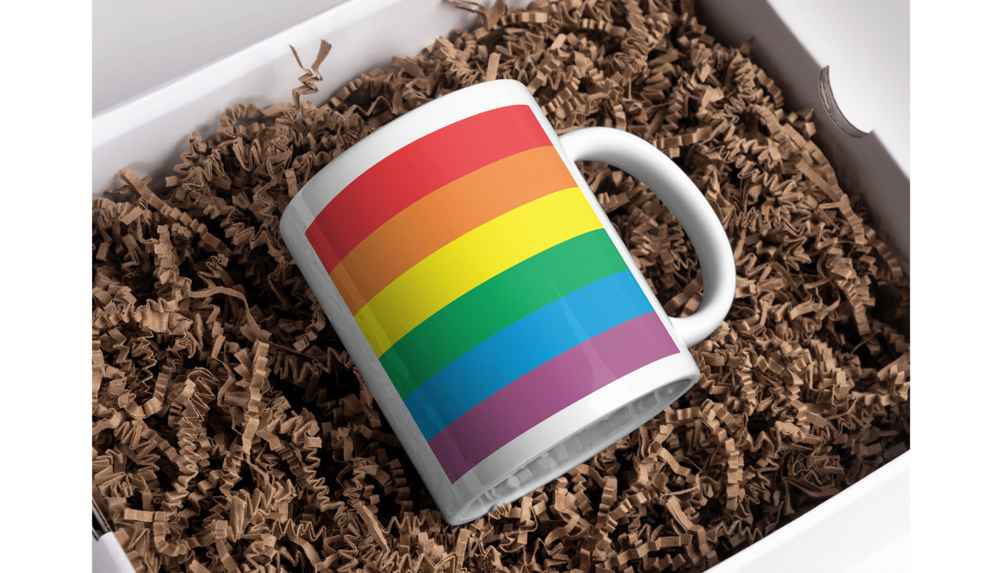 Vibrant LGBT flag illustration for cutting machines