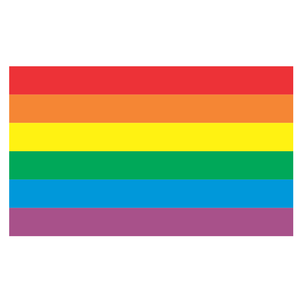 Vibrant LGBT flag illustration for cutting machines