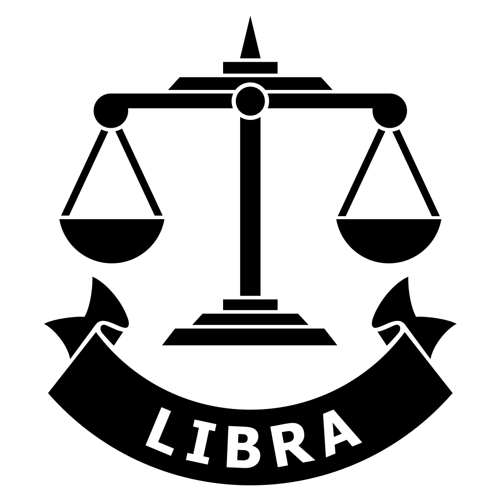 Elegant Libra symbol for creative cutting projects