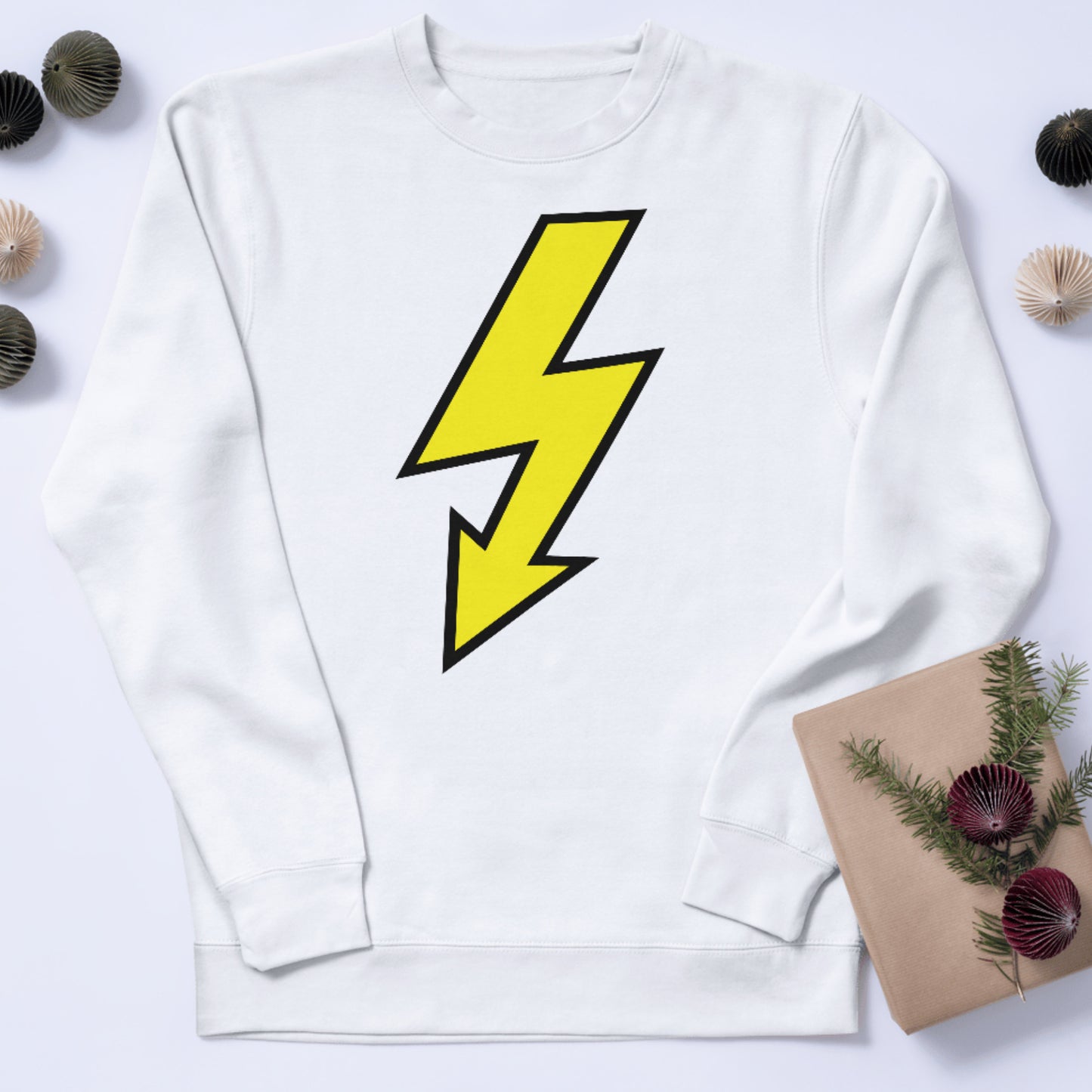 Vivid lightning bolt vector for cutting machines