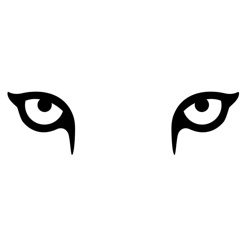 Intriguing lion eyes design for creative cutting projects