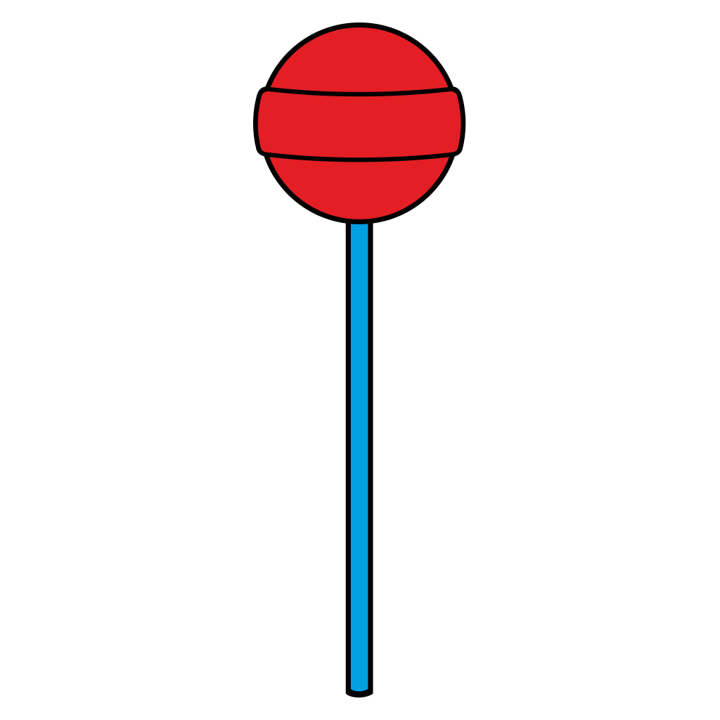 Vibrant lollipop vector design for craft enthusiasts