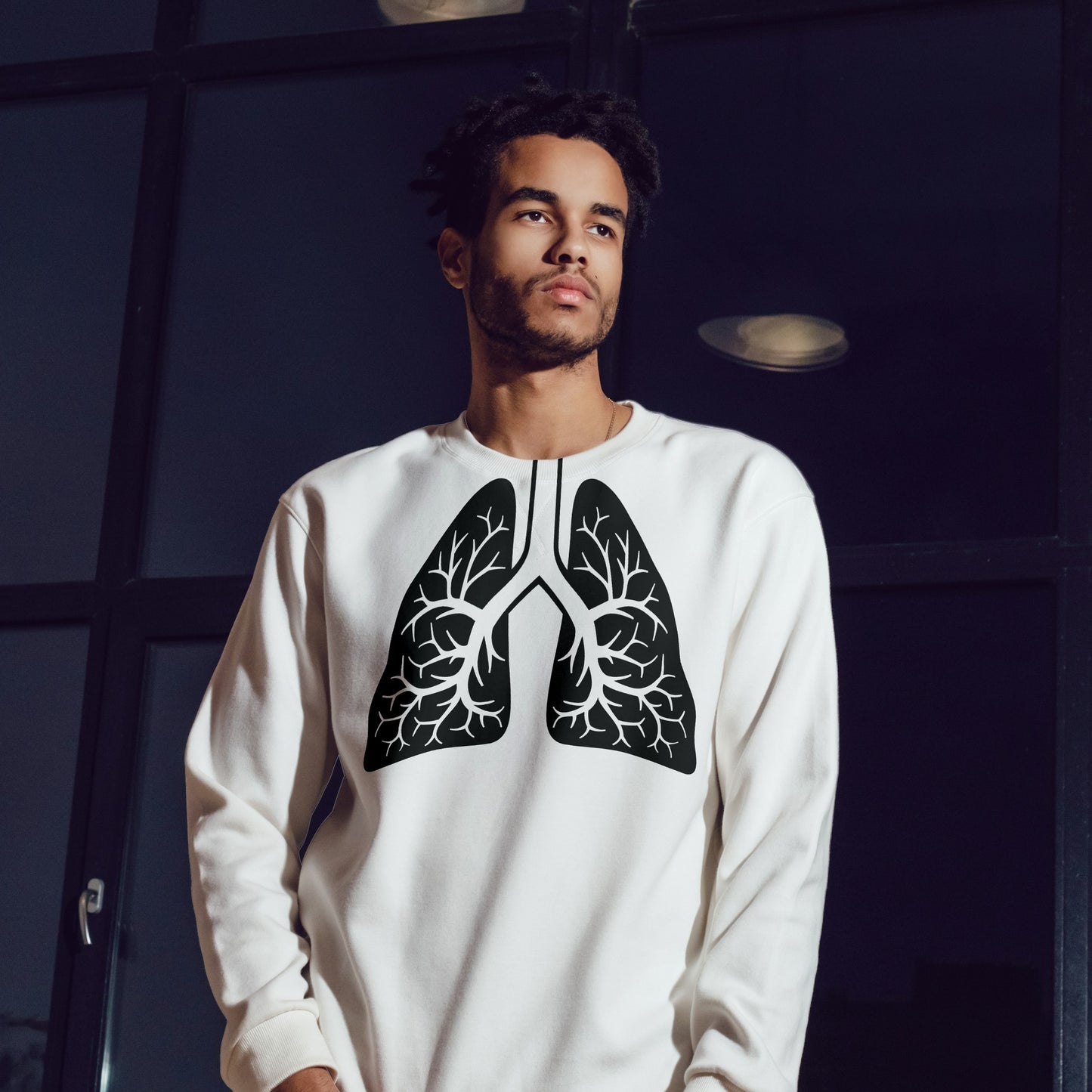 Creative lung shape design for crafting projects and cuts