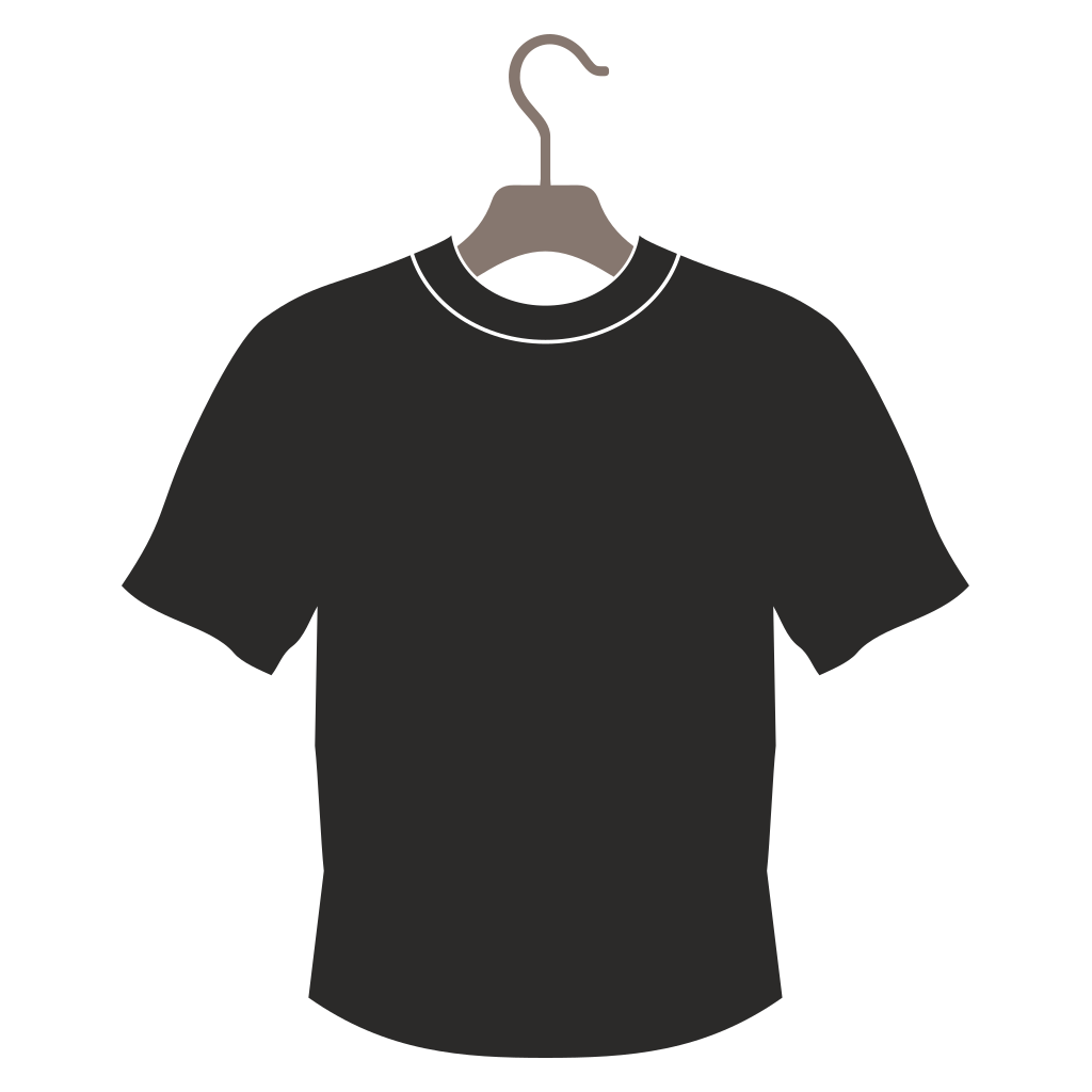 Creative black shirt design for vector cutting machines