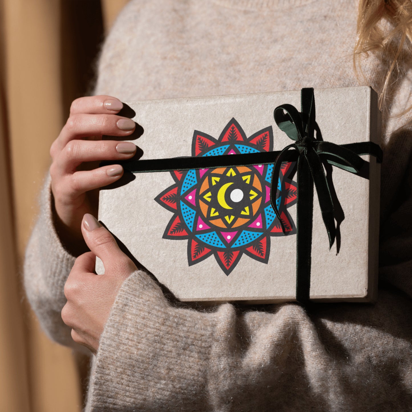 Vibrant mandala design for cutting machines