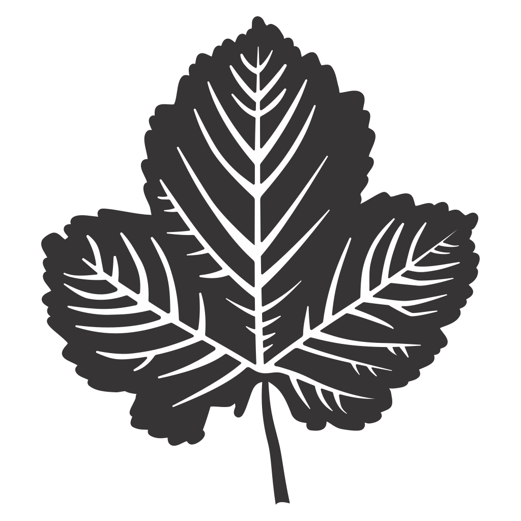 Unique leaf silhouette design for cutting machines