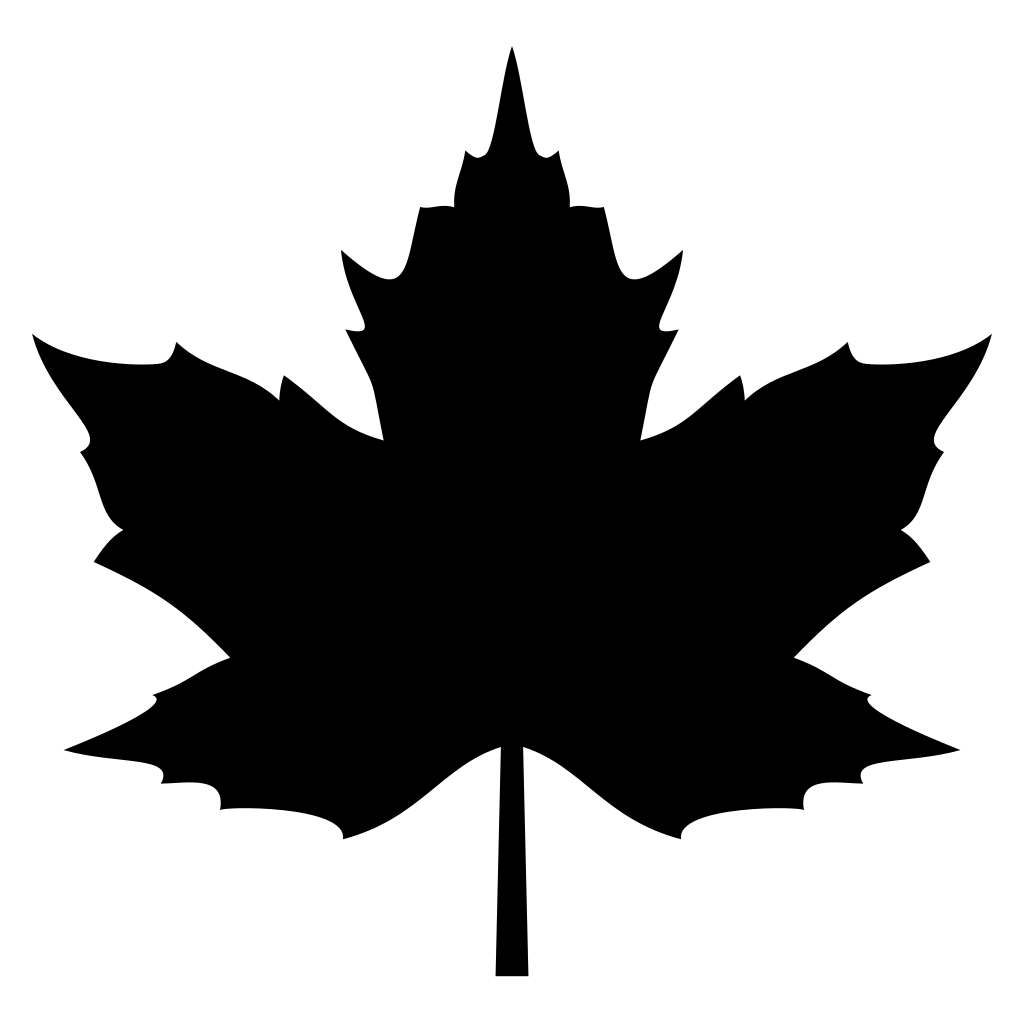 Elegant maple leaf vector design for crafting projects