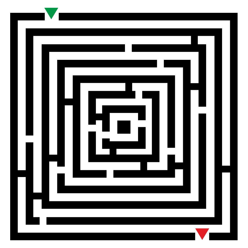 Creative labyrinth design for cutting machine projects
