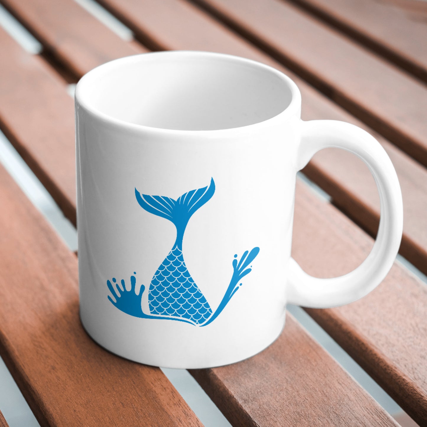 Mermaid tail silhouette design for creative projects